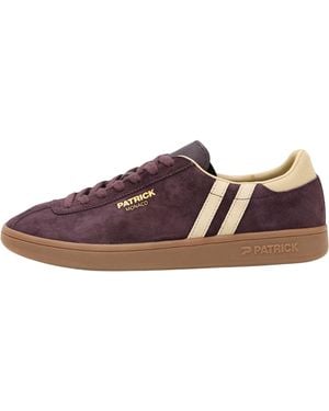 Patrick Monaco Suede Cupsole Trainers - Brown