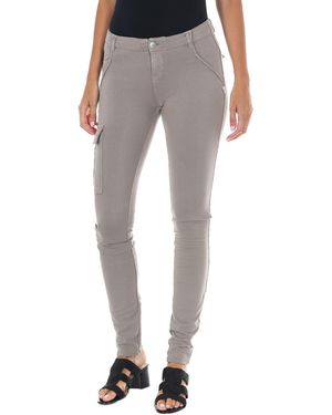 Met Long Plush Trousers With Elastic Fabric 10Dbf0549-J100 - Grey