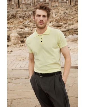 Grimelange Regular Fit Crew Neck T-Shirt - Natural