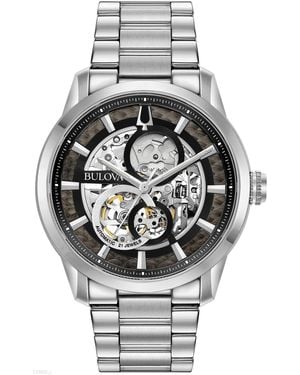 Bulova Sutton Automatic Watch 96A208 Stainless Steel - Grey