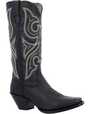 Durango Crush Faux Leather Boots - Black