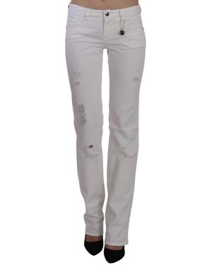 CoSTUME NATIONAL Katoenen Slim Fit Straight Jeans - Grijs