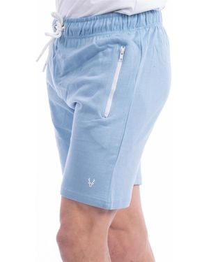 J.b.willis J J Willis Fleece Shorts Casual Jogger Style - Blue