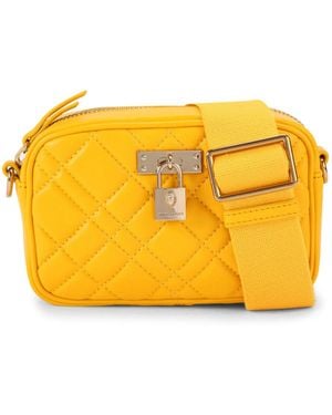 Kurt Geiger Leather Brixton Sm Camera Bag - Yellow