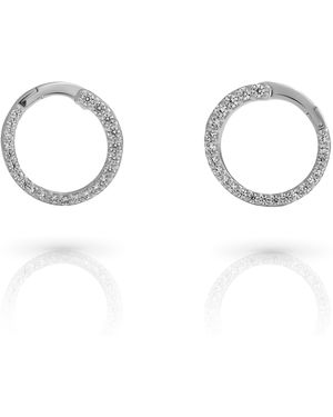 Orphelia 'Glamour' 925 Sterling Drop Earrings - Metallic