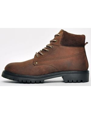 Red Tape Oaktrak Baxter Leather By - Brown