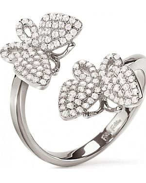 Folli Follie 3R17S014C-54 Ladies Ring - White