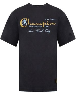 Champion Archive T-Shirt Cotton - Black