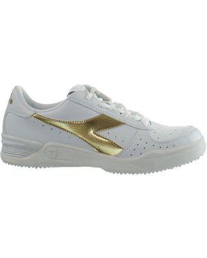 Diadora S.Star K Elite Wimbledon Trainers Leather - Grey