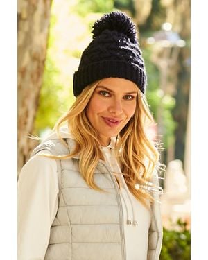 Sosandar Bella Chunky Knitted Hat - Yellow