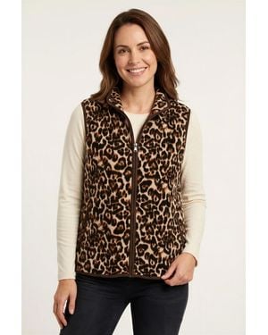 Crew Micro Fleece Soft Gilet - Natural