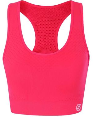 Dare 2b Dont Sweat It Medium Impact Sports Bra - Pink