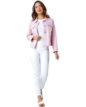 Roman Stretch Pocket Detail Jacket - Red