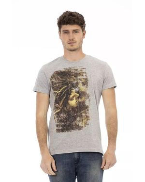 TRUSSARDI ACTION Cotton T-Shirt - Grey