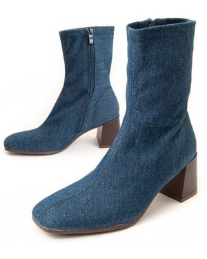 Montevita Heel Ankle Boot Buonavitta4 - Blue