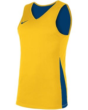 Nike V-Neck Sleeveless Jersey Singlet - Yellow