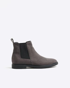 River Island Chelsea Boots Suede - White