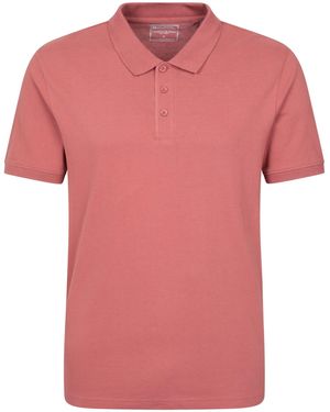 Mountain Warehouse Dawnay Textured Pique Poloshirt (roest) - Roze