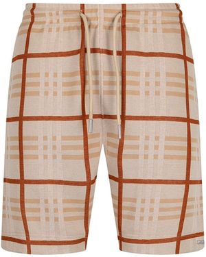 Luke 1977 Stronghold Check Shorts - Natural