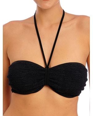 Freya Ibiza Waves Bandeau Bikini Top - Black