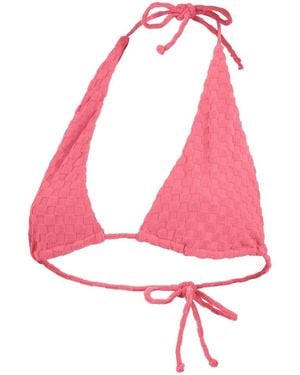 Speedo Halter Neck Adjustable Triangle Bikini Top - Pink