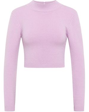 myMo Gebreide Trui Blonda Lichtpaars - Roze
