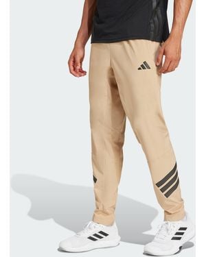adidas Originals Icon 3-Stripes Woven Trousers - Natural