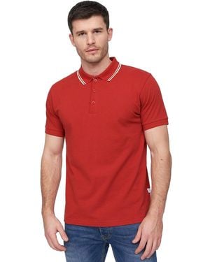 Duck and Cover Samtrase Polo Shirt - Red