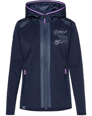 SOCCX Sweatjack Met Capuchon - Blauw