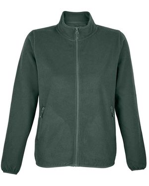 Sol's Ladies Factor Microfleece Recycled Fleece Jacket (Forest) - Green
