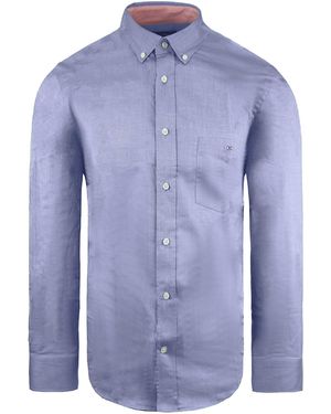 Eden Park Paris Regular Oxford Shirt - Blue