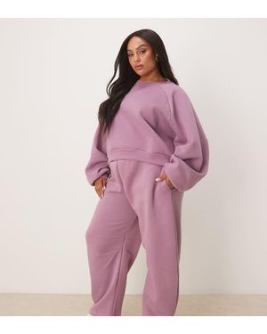 ASOS Design Barrel Leg Jogger Co-Ord - Pink