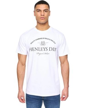 Henleys Henclose Cotton T-Shirt - White