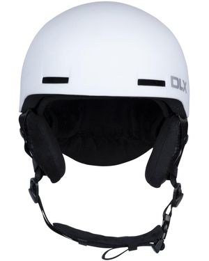 DLX Volwassen Russo Skihelm (wit) - Zwart