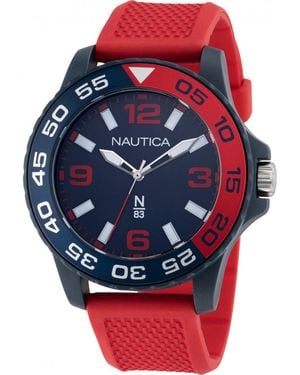 Nautica Napfws303 Finn World Watch - Red