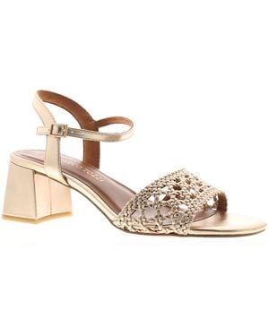 Marco Tozzi Sandals Block Heeled Strappy Tilly Buckle - Black