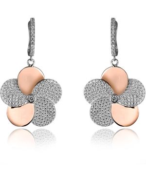 Orphelia 'fioni' Dames 925 Sterling Zilveren Oorbellen - Bruin