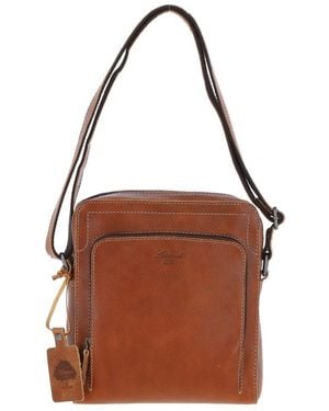 Ashwood Leather Real Messenger Travel Bag - Brown