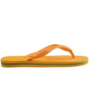 Havaianas Hav. Brasil Pop 35 36 Flip Flops - Yellow
