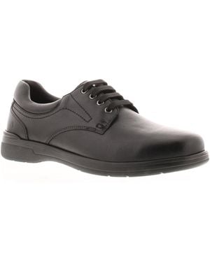 Hush Puppies Shoes Smart Marco Lace Leather Up Material_Leather - Black