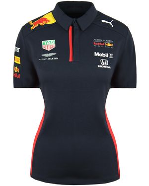 PUMA Aston Martin Bull Racing Team F1 Polo Shirt 762888 01 - Blue