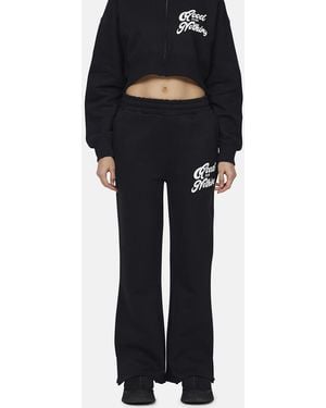 Good For Nothing Flared Joggers - Black