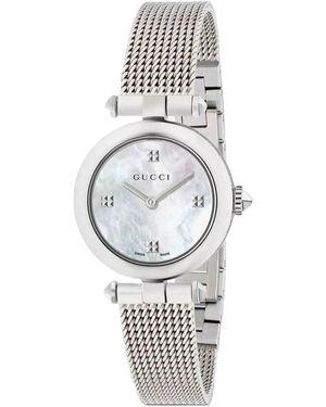 Gucci Diamantissima Mother-of-pearl & Stainless Steel Bracelet Watch - Metallic