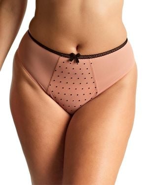 Panache 11312 Gabrielle High Waist Brazilian Brief - Brown