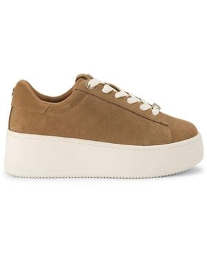 KG by Kurt Geiger Suede Logic Trainers - Brown