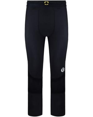 Skins Series-3 Stretch Waist Long Tights Leggings St00300019001 Nylon - Blue