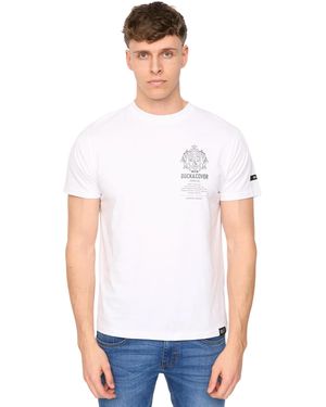 Duck and Cover Stoneham Brushed Cotton T-Shirt - White