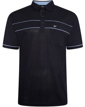 Forge Plus Size Polo Shirt - Blue