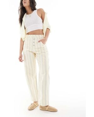 ASOS Barrel Leg Jean - White