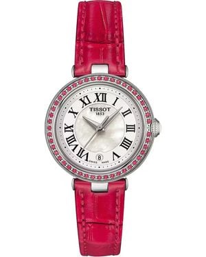 Tissot Bellissima Watch T1260106611300 Leather - Pink
